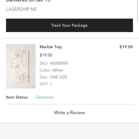 Urban outfitters marble tray